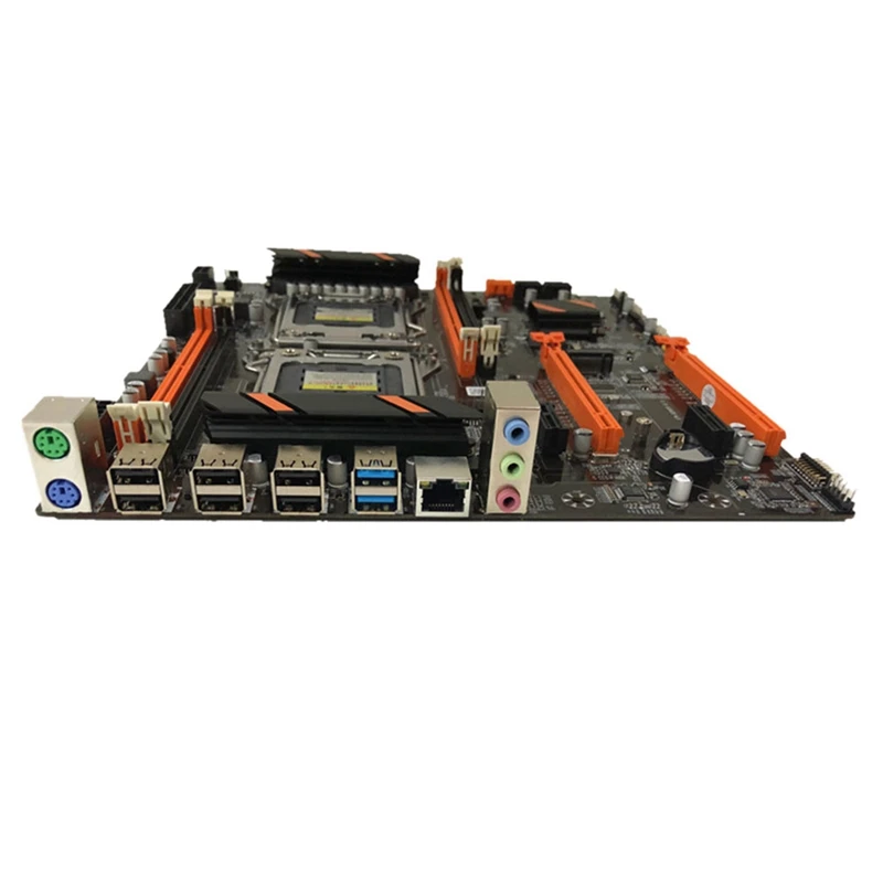 X79 Motherboard LGA 2011-3 Support Dual CPU 4XDDR3 Support 128G Memory for LGA 2011-3 Xeon E5 Series+2X E5 2650 V2 Suit mother board of computer