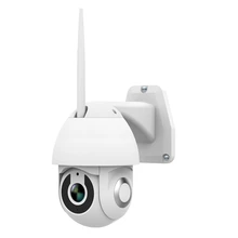 Caméra de surveillance dôme extérieure Wifi hd 1080P, dispositif de sécurité sans fil, avec prise ue