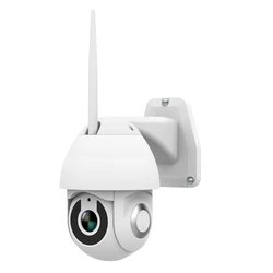Câmera de rede sem fio de 1080p, tomada exterior da ue da câmera de segurança sem fio wifi da abóbada de alta velocidade