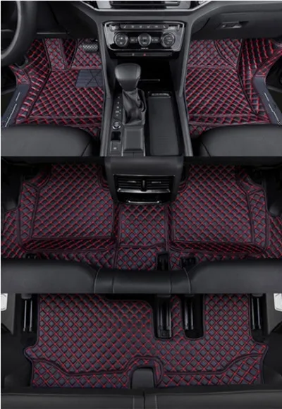 Высокое качество! Специальные автомобильные коврики для Volkswagen Atlas 7 мест водонепроницаемые Автомобильные ковры для Atlas