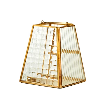 

Nordic Metal Glass Candle Holders Decorative Candles Weeding Candlestick lighthouse Christmas Candele Profumate Home Decor50X029