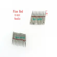 10 шт. RA 2,35 мм хвостовик полирующая насадка Обрезка плоские низкая скорость зубные Алмазные Боры Концевая головка цилиндра клиника дрель