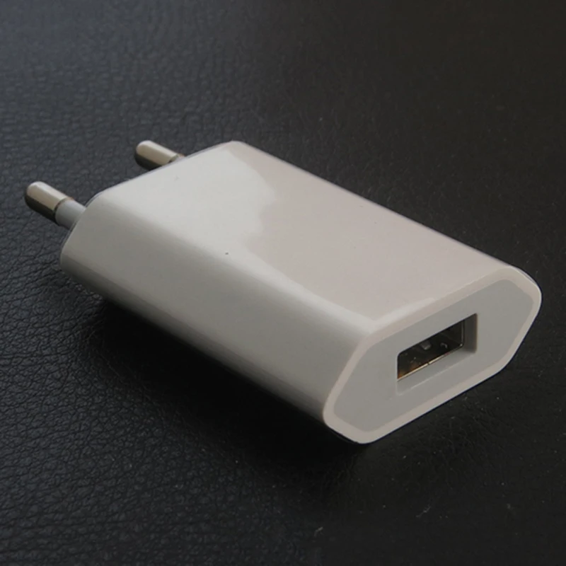 5 Вт USB usb-адаптер питания AC дорожное настенное зарядное устройство для iPhone X 4S 5 5c 5S 6s 7 8 Plus iPad iPod для ЕС штепсельная вилка 5 В/1 А выход