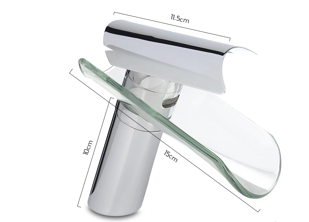 Тип плитки из нержавеющей стали бытовой кран-водопад для ванной кухонный кран с одной ручкой смеситель