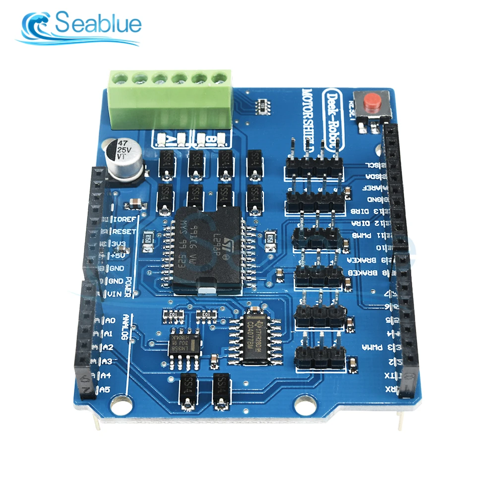 dupla h bridge 2 way para arduino r3 rele 5v 12v 03
