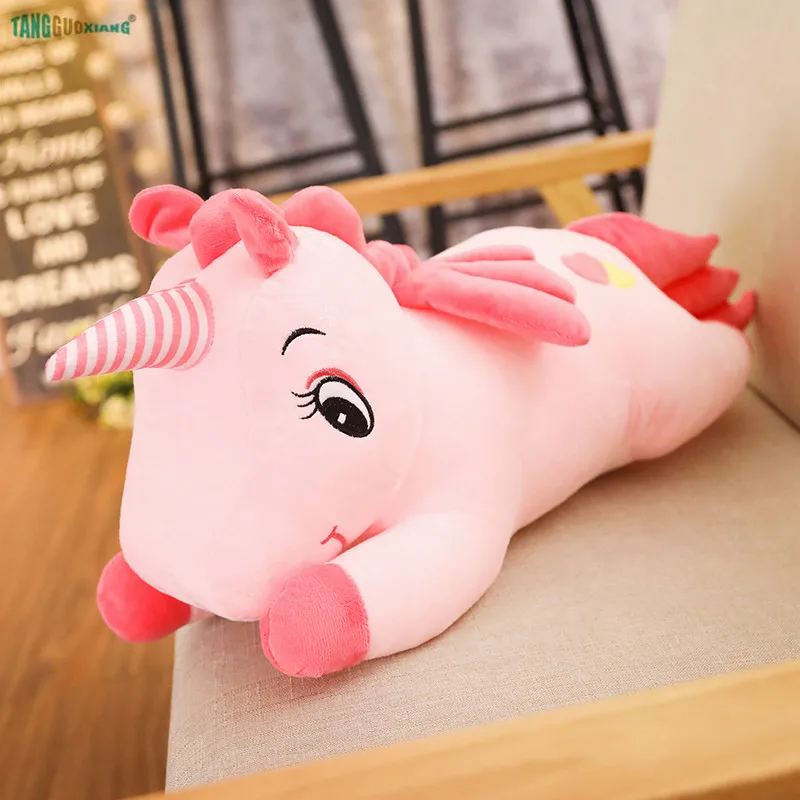 Unicorn Stuffed Plush Animals Toy Soft Plush Toys Cotton Kids Girl Gift Sofa Pillow cushion Baby Sleep Partner Playmate