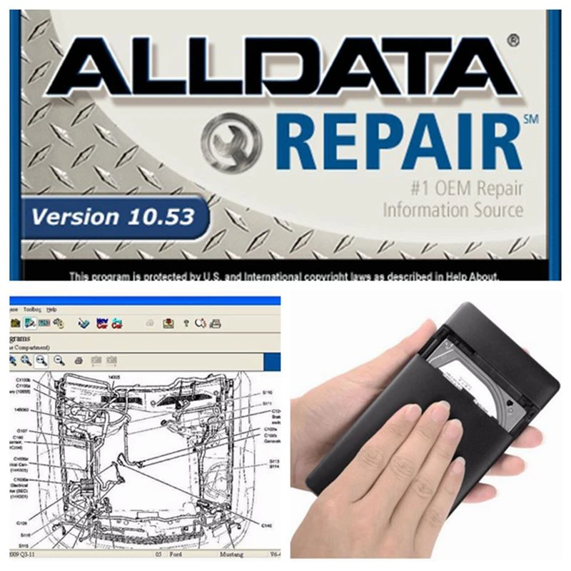 Alldata 2020 software de reparación de automóviles, 10,53 gb HDD, todos los  datos, mantenimiento Manual de reparación de automóviles, diagrama de  cableado, diagnóstico, gran oferta, 640|Software| - AliExpress