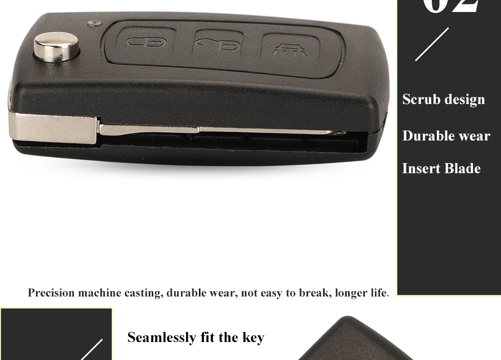 Keyforkess 434Mhz ID48 Flip Remote Key per Great Wall Haval Hover H3 H5 3 pulsanti chiavi di fabbrica originali Fob - H58987f8ecf28442f915b5175890dd548W