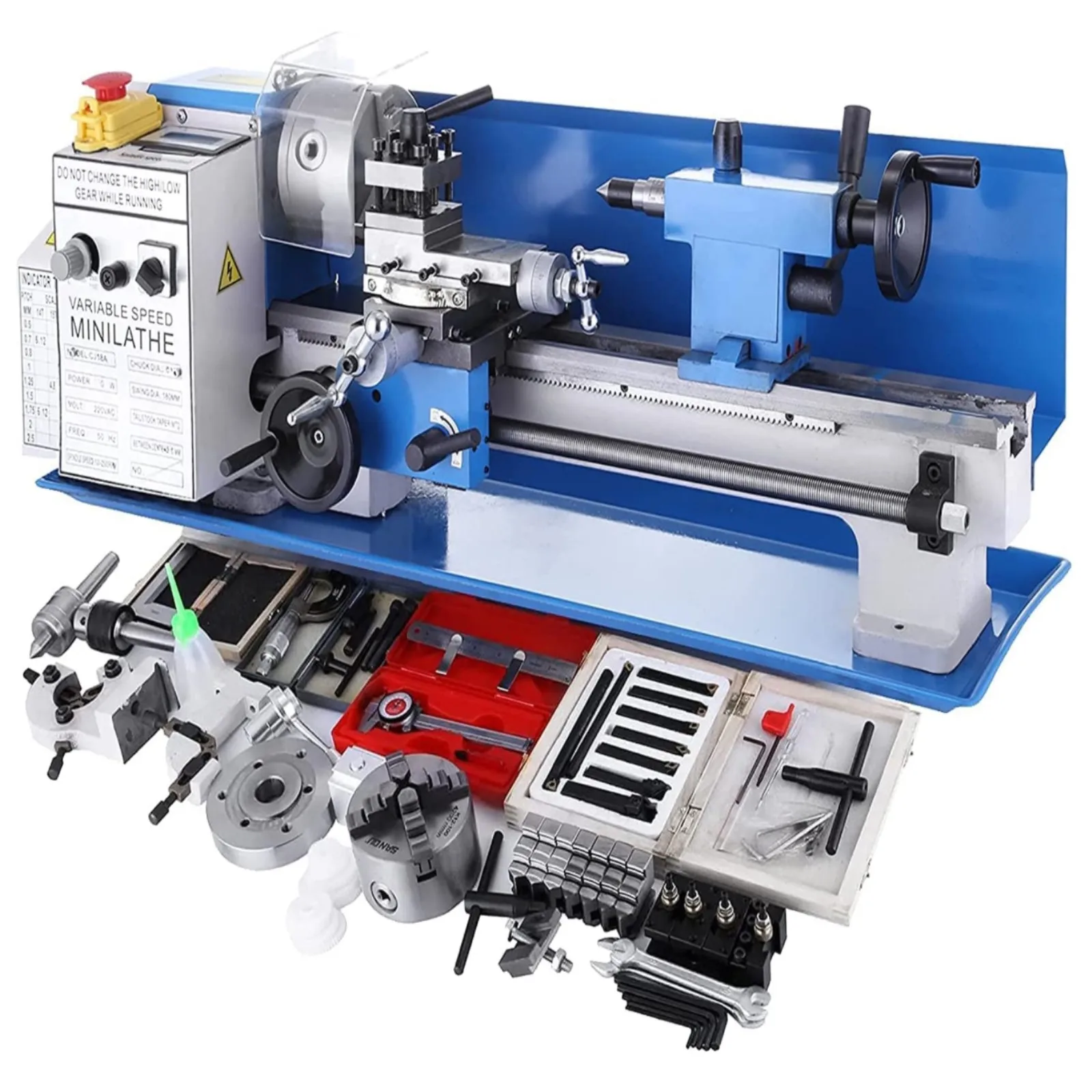 Torno de de 180x350mm, Mini torno de Metal 0 2500 RPM, Banco de velocidad Variable, Mini torno de sobremesa para torneado de Metal|Torno| - AliExpress