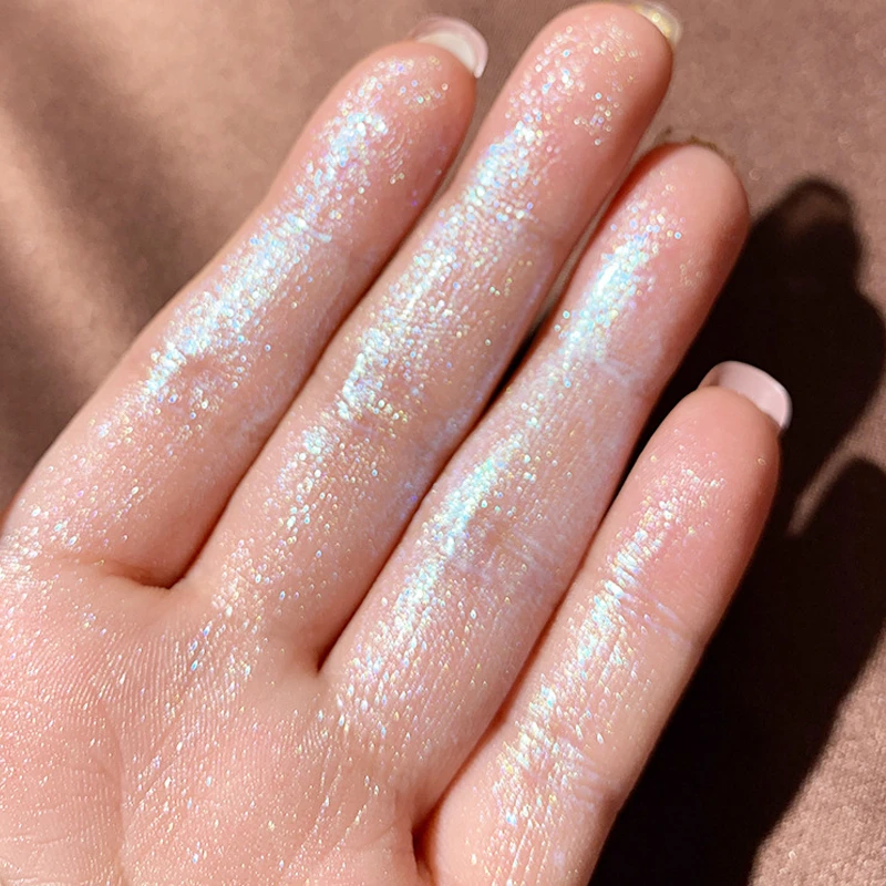 Жидкий хайлайтер Shimmer Glow Illuminator макияж Highlight Shine коричневый Осветляющий Желейный гель для лица крем с высокой зажигалкой