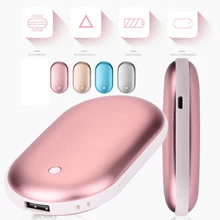 Электрический обогреватель из алюминиевого сплава 3600 мА/ч, теплый обогреватель для рук, экономичный подарок, для офиса, на открытом воздухе, портативный USB карманный телефон для дома, теплые, мини