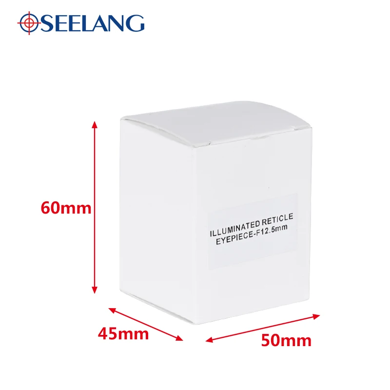 OSEELANG 1.25" Illuminated Eyepiece 12.5mm Double Line Cross Reticle Eyepiece 4 Plossl Design 40 De FOV Astronomy Telescope 6