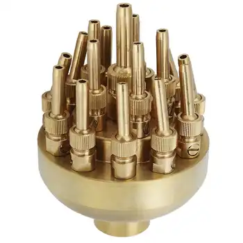 

feuille pluviometro 1in DN25 3 Tier Adjustable Fountain Nozzle Spray Sprinkler for Garden Pond Waterscape Decor pool