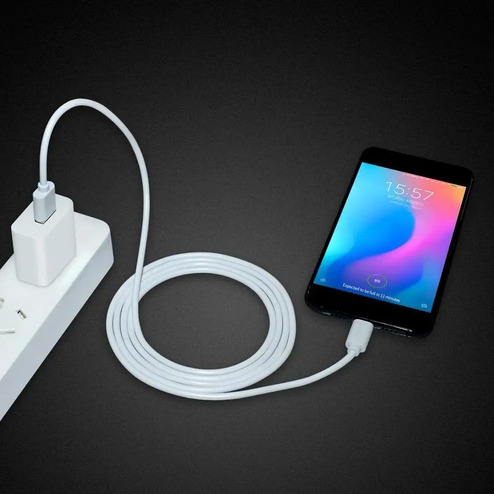 Kebiss микро USB кабель 3A зарядное устройство с быстрой зарядкой для передачи данных