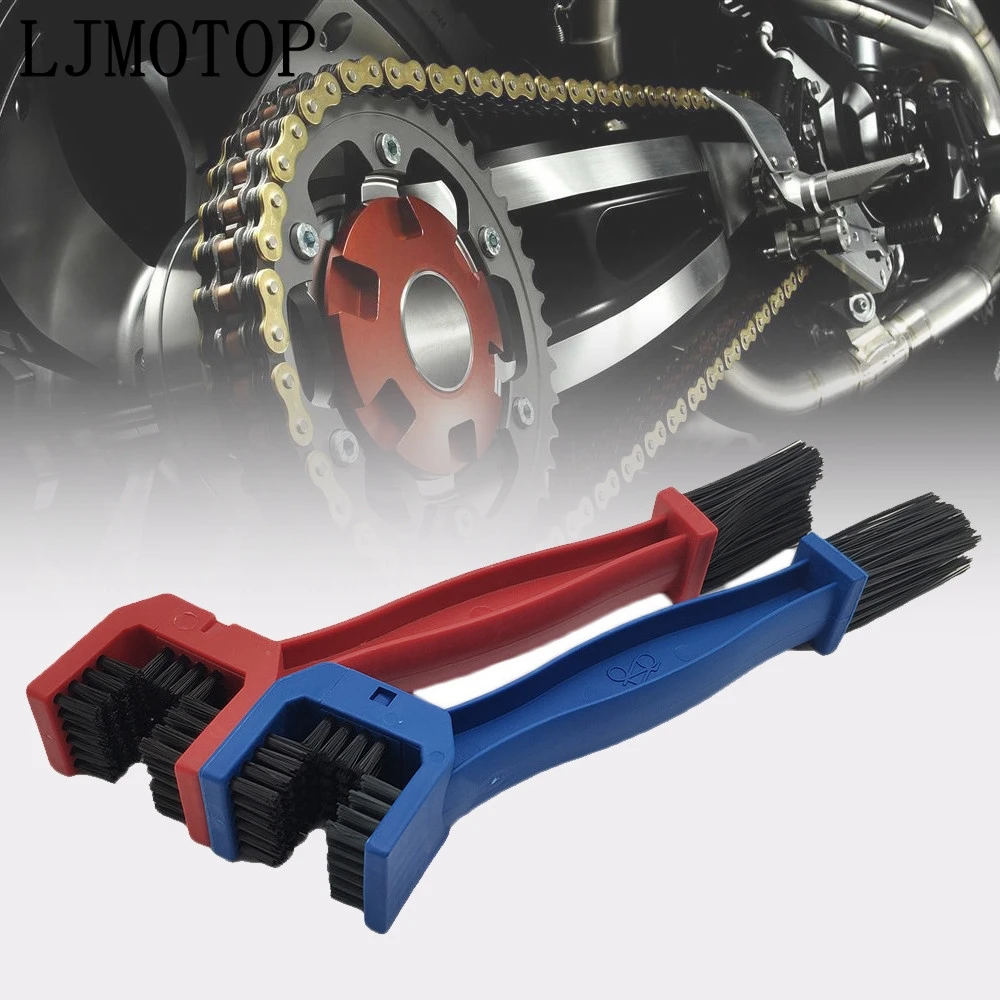 

Motorcycle chain Cleaning brush Cleaner Gear Grunge Outdoor Cleaner Scrubber Tool for Ducati 900SS/900 Sport M900 /900 Monster