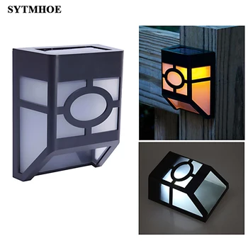 

Light Sensor Led Solar Wall Lamp Automatically wall Mount Outdoor Garden Patio Solar Wall Lights Outdoor Waterproof Sytmhoe