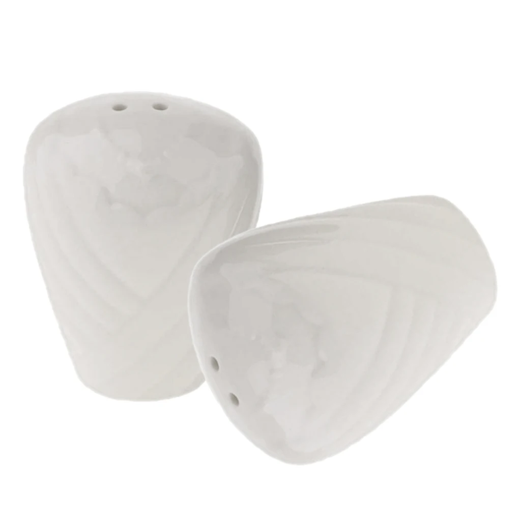 2Pcs Ceramic Cruet Spice Jar Salt And Pepper Shaker Wedding Gift Table Decoration Tabletop Decoration Spice Container 