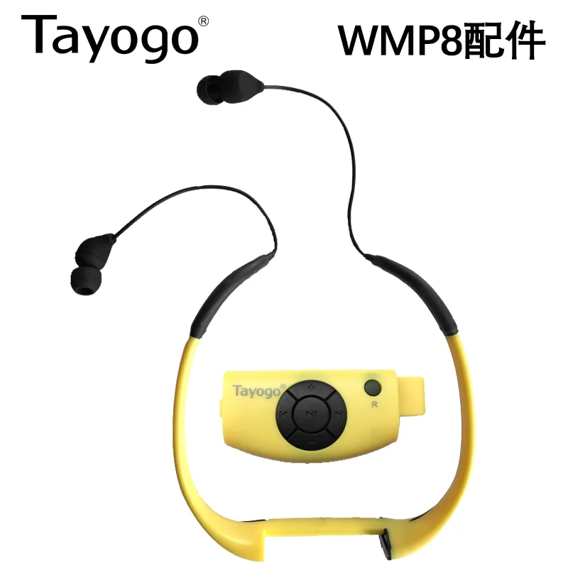 Tayogo Водонепроницаемая гарнитура Bone Замена для P8 Водонепроницаемый MP3-плеер