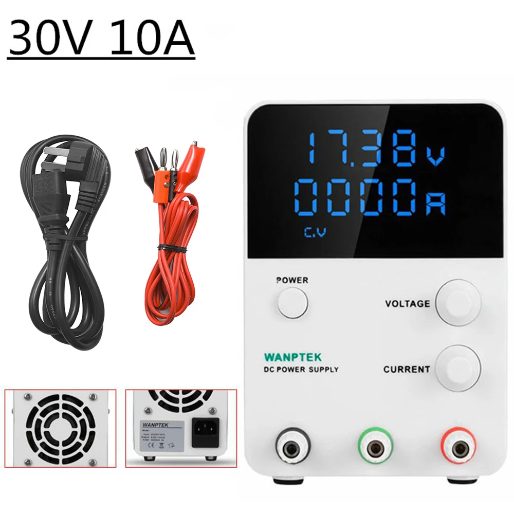 

Adjustable DC Lab Switching Power Supply Variable 60V 30V 10A 5A Regulated Power Unit Bench Source Universal GPS3010D