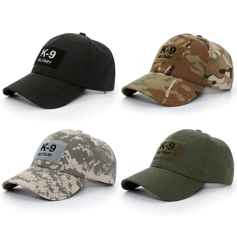 

K9 Police Canine Special Army K9 Service Dog Operator Cap Tactical Baseball Cap Men Hats With Patch Camouflage Baseball Cap