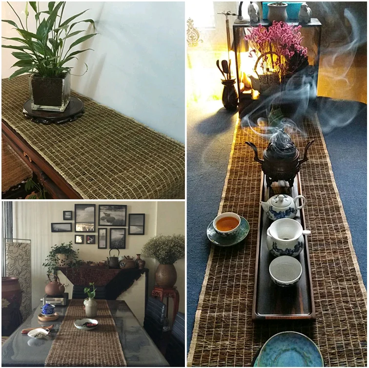 Aqumotic Room Partition Wall Separator Linen Sackcloth Gunny Cloth Panel Japanese Curtain Tea Tablecloth Without Accessories room divider screen