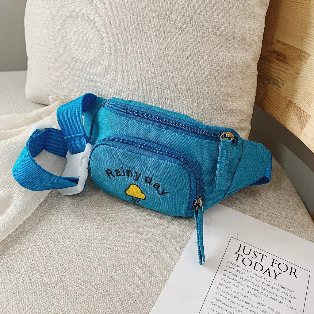 Поясная сумка, разноцветная унисекс поясная сумка, поясная сумка, модная детская сумка с нагрудным карманом, сумка через плечо, кошелек для монет для детей#92P