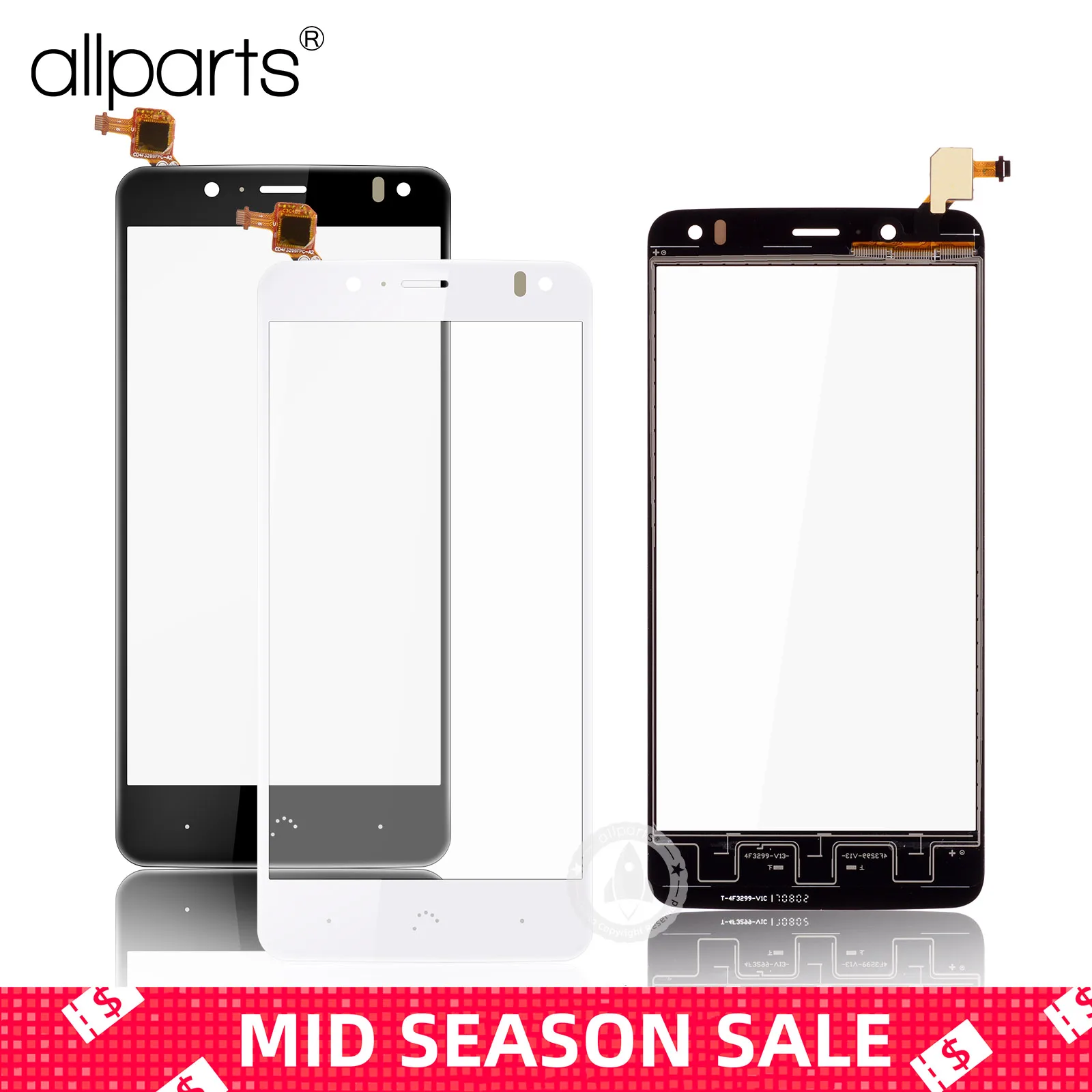 

Touch Glass For BQ Aquaris V V2 V2 Lite Touch Screen Cell Phone Front Outer GlassDigitizer Panel Lens 5.2inch