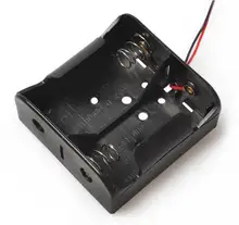 ##Special Price MasterFire 300pcs/lot New Black DIY Storage Box Holder Battery Case 2 Slots D Size 3V Batteries Holder Cover with Wire Leader ##Special Price MasterFire 300pcs/lot New Black DIY Storage Box Holder Battery Case 2 Slots D Size 3V Batteries Holder Cover with Wire Leader
