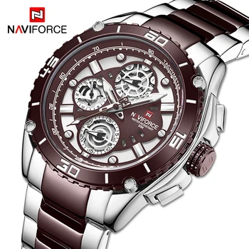 

NAVIFORCE Luxury Mens Watches Waterproof Clock Fashion Multi-function Quartz Wristwatch Male Creative Sport Watch Reloj Hombre
