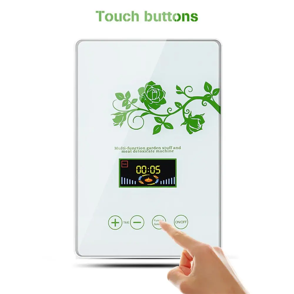 400mg intelligent touch multifunctional fruit and vegetable detox machine ozone generator air purifier