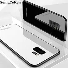 Роскошный стеклянный зеркальный чехол SemgCeKen для Samsung Galaxy J5 j7 prime j5prime j7prime j2 j4 core силиконовый Жесткий чехол для телефона etui