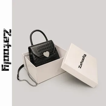 

Bags For Women Love crocodile pattern bag Simple Atmosphere 2020 High-grade Sense Of The Package And The Inclined Bag
