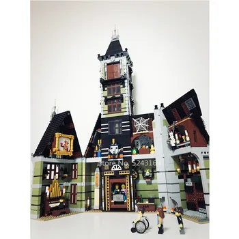 

In Stock Fairground Ghost House Collection Haunted Castle House Fit 10273 Model Building Blocks Bricks Kids Gift