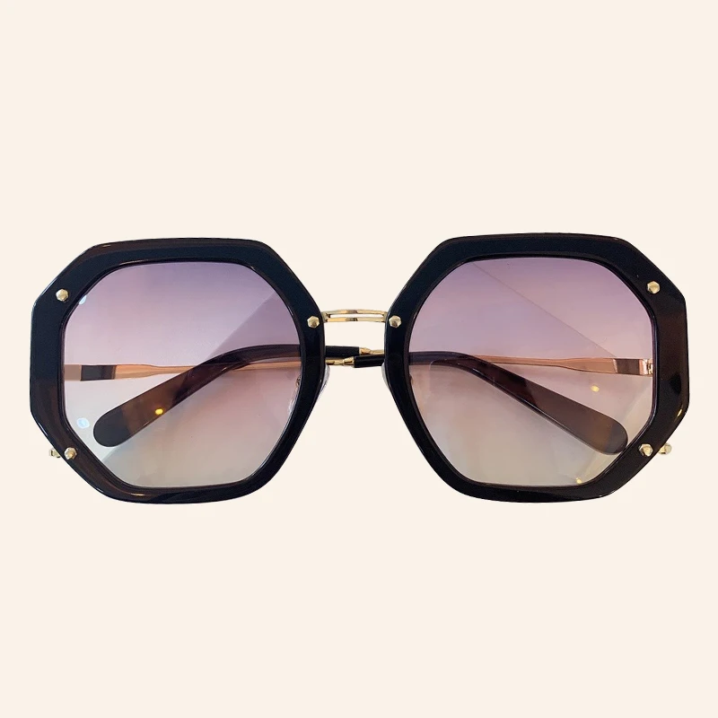 Высокое качество, квадратные солнцезащитные очки для женщин, винтажные, градиентные, большие, солнцезащитные очки, UV 400, gafas de sol hombre