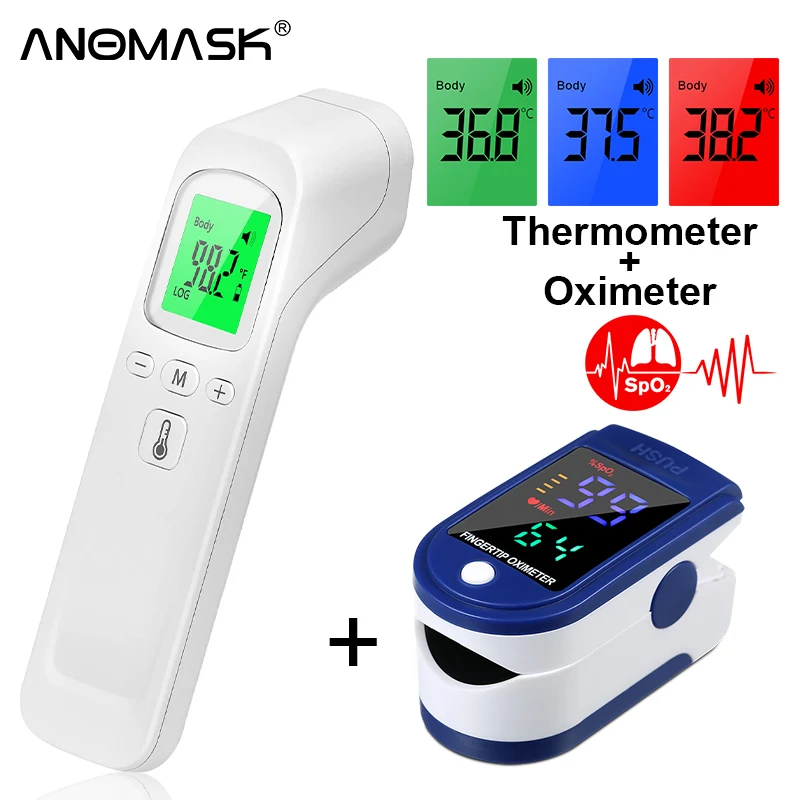 Пульсоксиметр на кончик пальца монитор здоровья SPO2 PI PR Бесконтактный