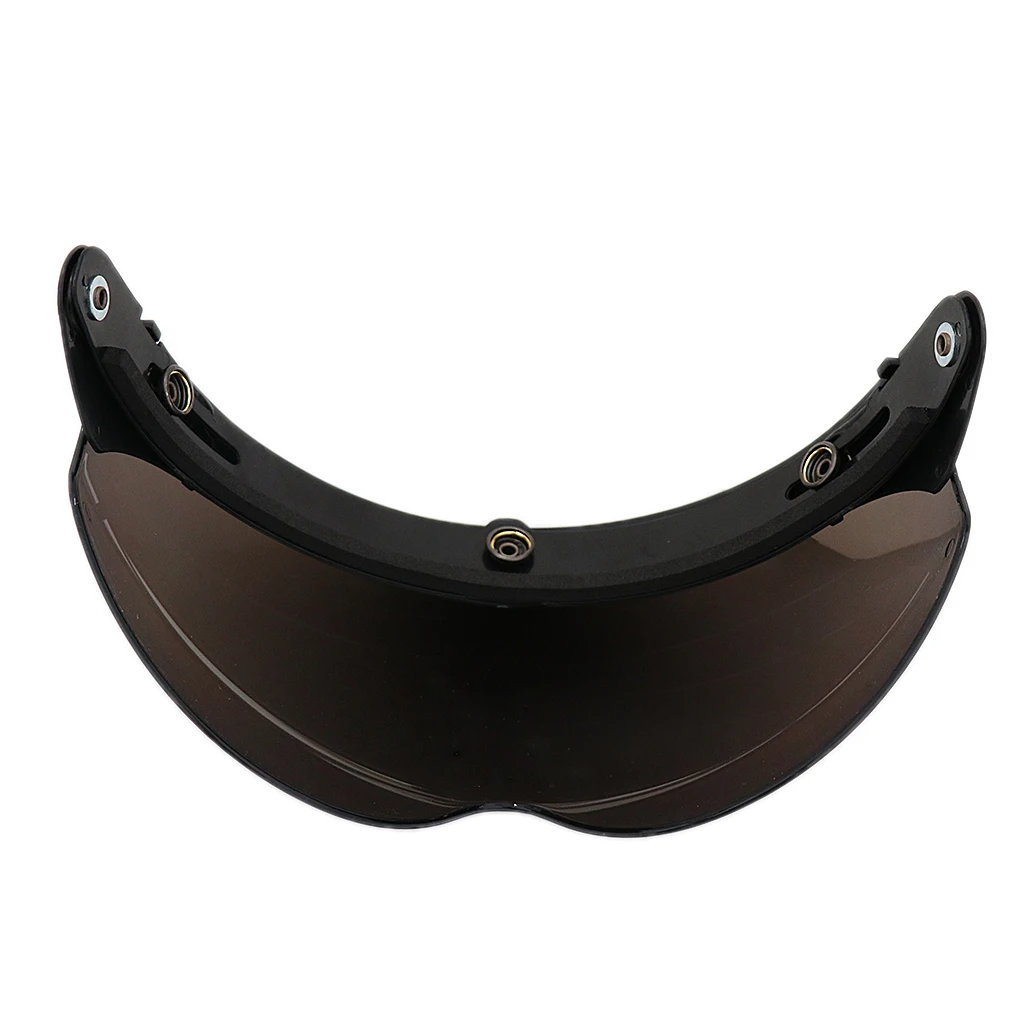 Replacement Motorcycle Bike Mirror Lens Shield Visor 3/4 Open Face for Universal Motorcycle Helmet