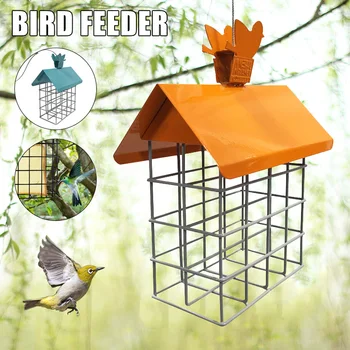

Cage Birds Feeder Outdoor Hanging Strong Structure Easy to Clean Birds Suet Cake Feeder PI669