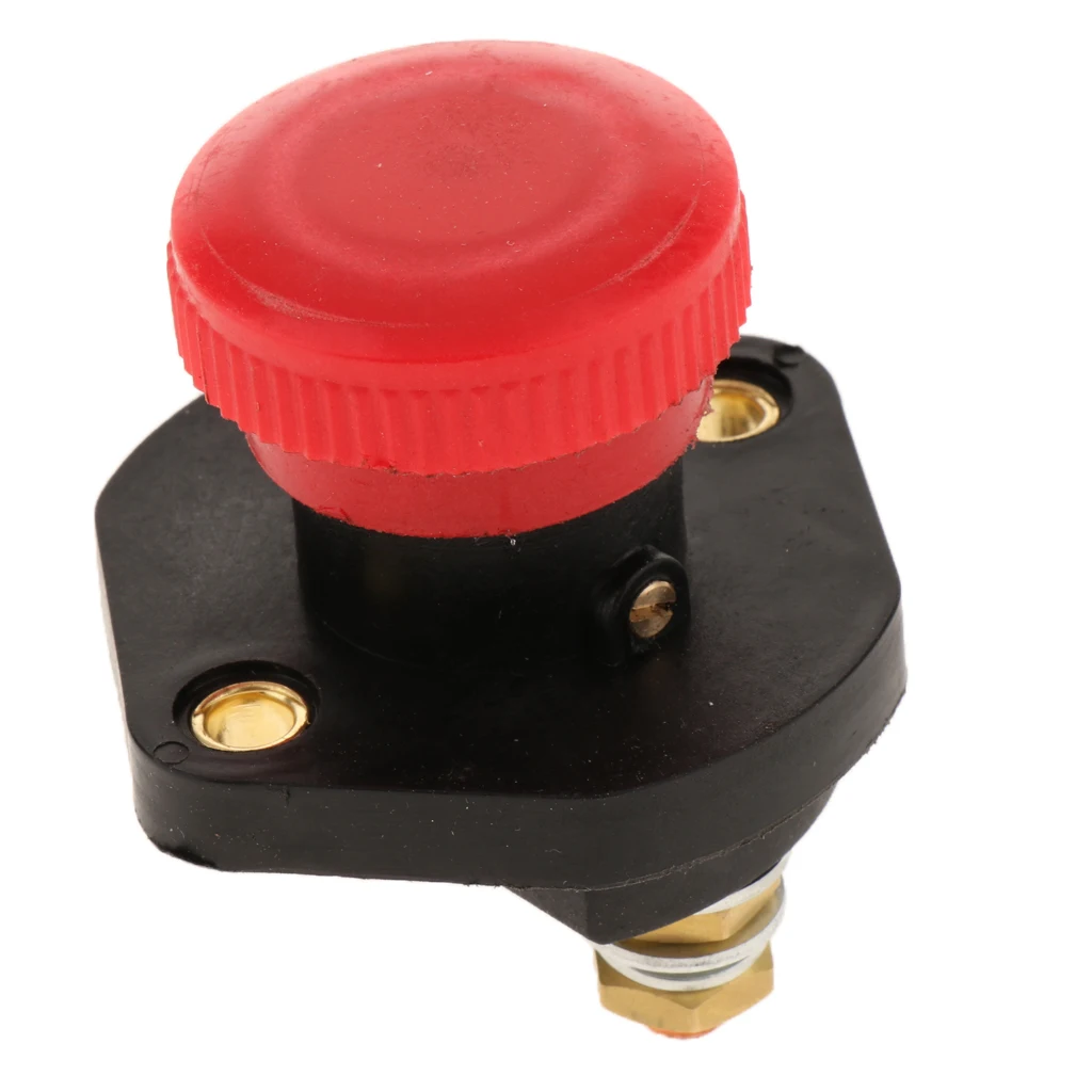Car Van Truck Boat Battery Power Disconnect Rotary Isolator Kill on/off Switch, Water-resistant Compatible with Auto Vehicles