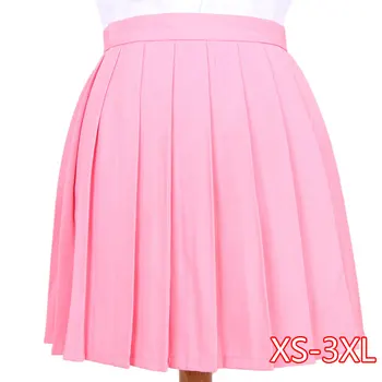 

Hot Japanese Korean Version Short Skirts School Girl Pleated Half Skirt School Uniform Cosplay Student Jk Academy Ten Colors