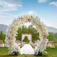 1 метр длинная искусственная симуляция вишни цветок букет свадебное украшение арки гирлянда украшения для дома