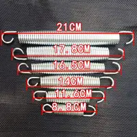 10PCS Children Trampoline springs Jgalvanized steel umping bed  stretching spring  For 4.57feet/5.51fft/6.5feet/7.01feet/8.27eet 1