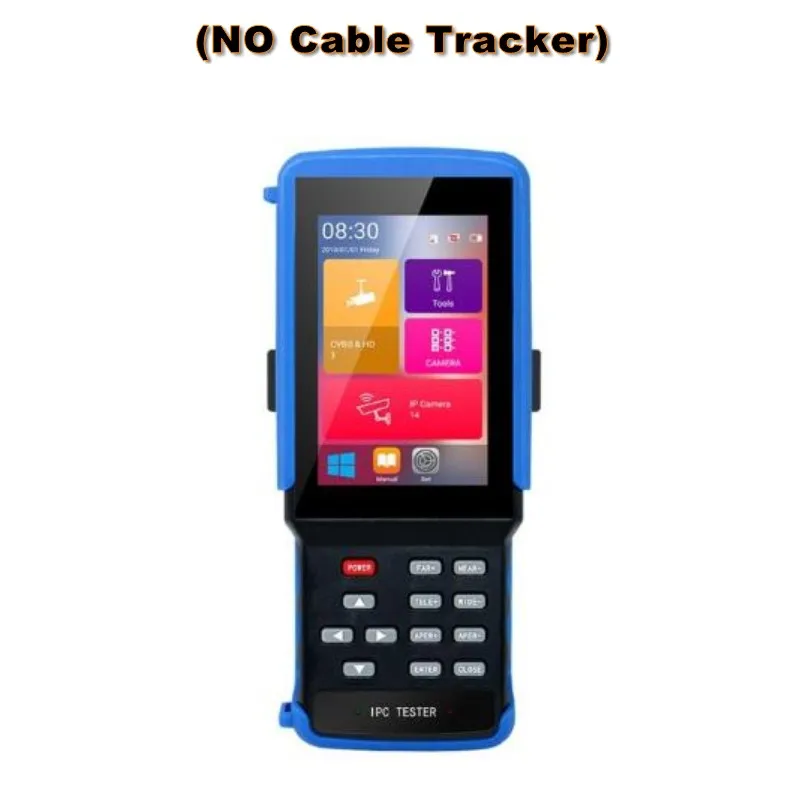 Новейший коаксиальный HD 4,0 CCTV Тест er IPC9310 H.265 4K IP 5MP AHD 8MP CVI TVI CVBS камера тест er монитор ONVIF POE UTP/RJ45 TDR тест - Цвет: no cable tracker