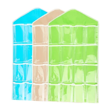 

New Pockets Closet Door Home Wall Hang Up Organizer Storage Bags Family Essentials Hanging Clear Stocking Organizer Hanging
