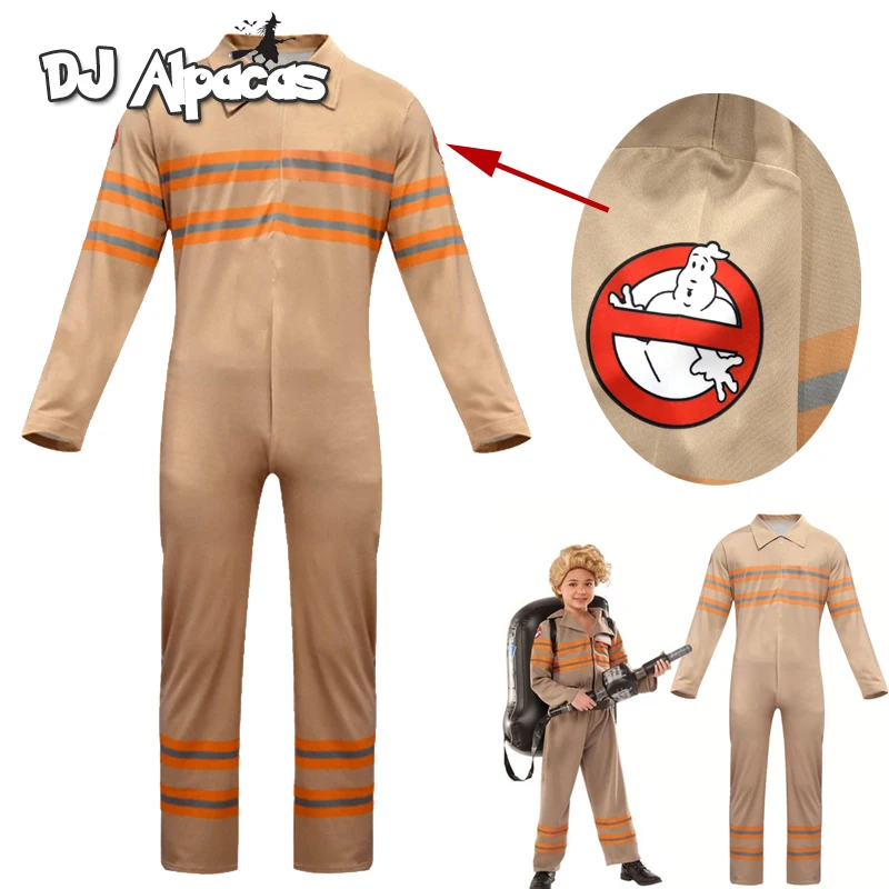 Bambini Ghostbusters Tute Costume Cosplay Bambini Ragazzo Ragazza Ghostbusters Body Da Lavoro Cosplay Party Costume Di Natale Di Halloween