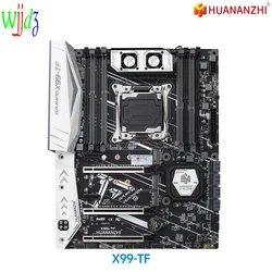 HUANANZHI placa base X99 TF, compatible con Intel XEON E5, LGA2011 3, X79, verde, X58, DELUXE, SATA3, PCI E, NVME, NGFF, estación de trabajo