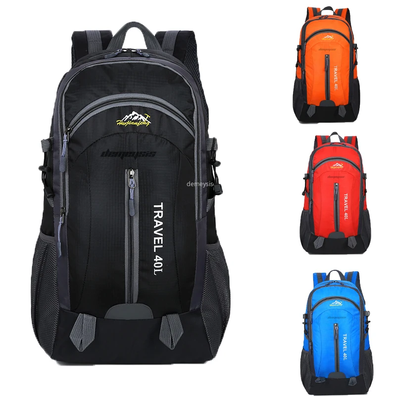 40L рюкзак для альпинизма, туризма, водонепроницаемый прочный рюкзак для путешествий, альпинизма, кемпинга, мужской женский рюкзак для велоспорта, треккинга