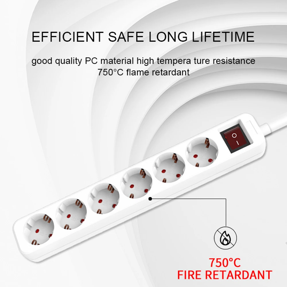Удлинитель с европейской вилкой 3/4/5/6 м 1 5 м|socket outlet|eu plugeu plug socket |