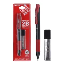 

1 Pcs Plastic 2B Mehaical Pencil Set with Replacement Refill Eraser Suitable for Office and School Supplies Stationery 2B Pencil