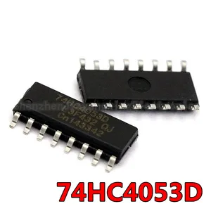 10PCS 74HC4053D SOP16 74HC4053 SOP SN74HC4053DR SOP-16 HC4053 SMD new and original IC