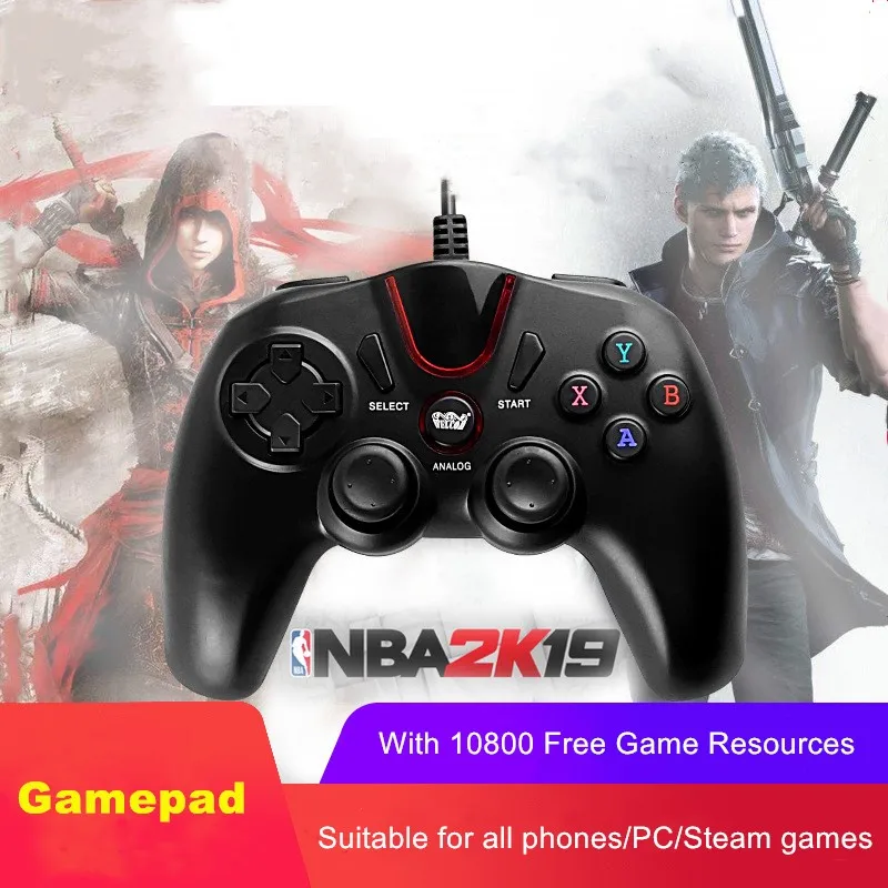 

Csuneel Vibration Joystick Wired USB Controller For Computer Laptop For WinXP/Win7/Win8/Win10 Vista PC/TV/Mobile Phone Gamepad